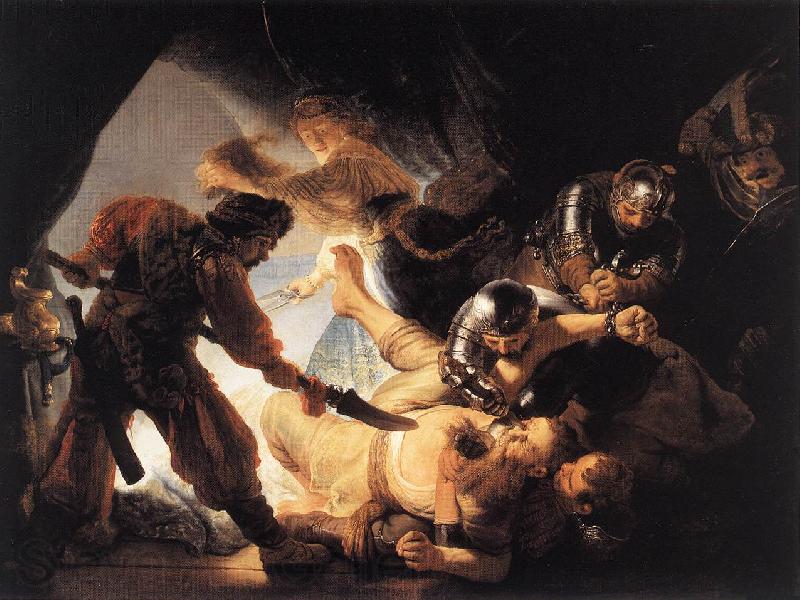 REMBRANDT Harmenszoon van Rijn The Blinding of Samson France oil painting art